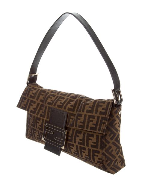 fendi zucca chef shoulder bag|Fendi zucca shoulder bag vintage.